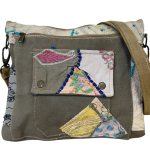 Vintage Fabric Recycled Crossbody Bag
